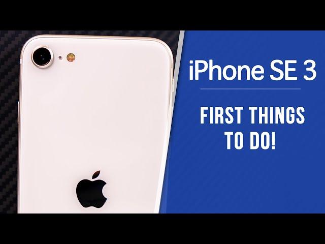 iPhone SE (2022) - First 16 Things To Do!