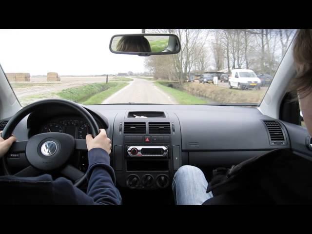 taking a ride in my new volkswagen polo 9n 16v