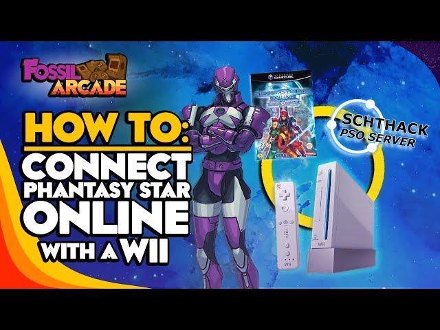 [OUT OF DATE] Connect Phantasy Star Online with a Wii - Schtserv / Fossil Arcade