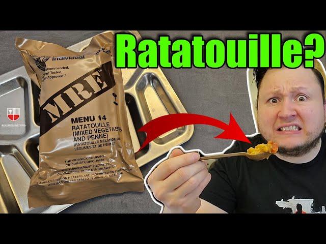 The DREADED Army Ratatouille?  MRE Field Ration | US Military Meal Ready to Eat Taste Test Review