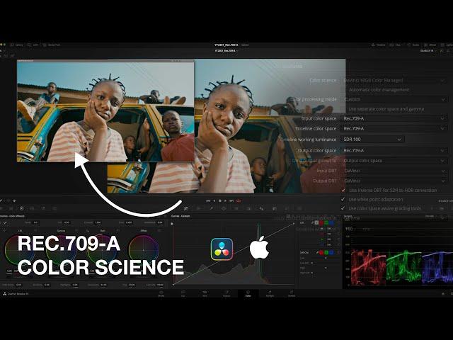 Fix DaVinci Resolve Color Shift Export with Rec.709-A