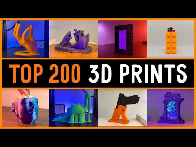 Top 200 BEST 3D Prints with Satisfying Timelapse | Recap 2023