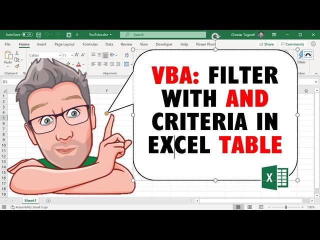 Excel VBA Code to Filter with AND Criteria in an Excel Table