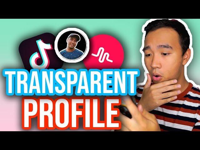 HOW TO MAKE YOUR PROFILE PICTURE TRANSPARENT ON TIKTOK! (iOS & Android) *NEW*