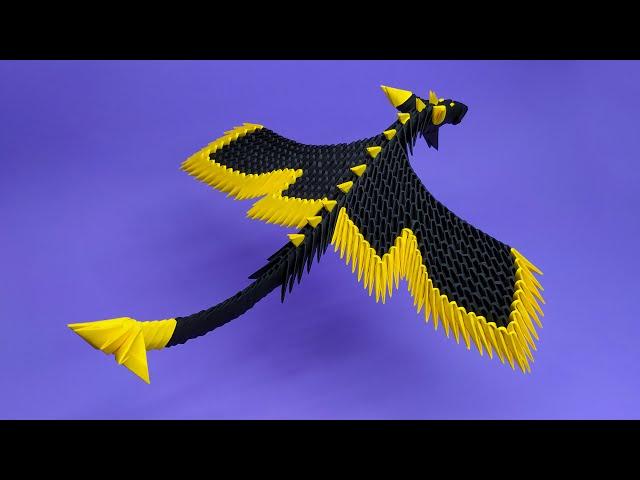 CREATE a MIND-BLOWING 3D Origami Dragon in Minutes!