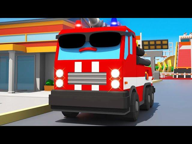 Feuerwehr kinderfilm - Wer hilft Freunden? Feuerwehrauto - Autos für kleinkinder