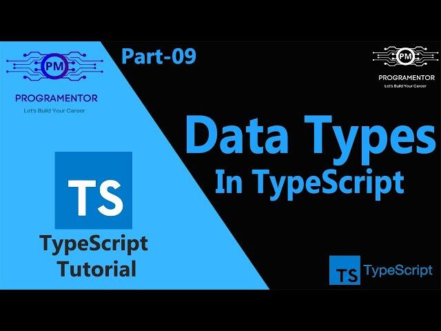 09 | DataTypes in TypeScript | TypeScript DataTypes | Type Annotation | TypeScript | TS (Hindi/Urdu)