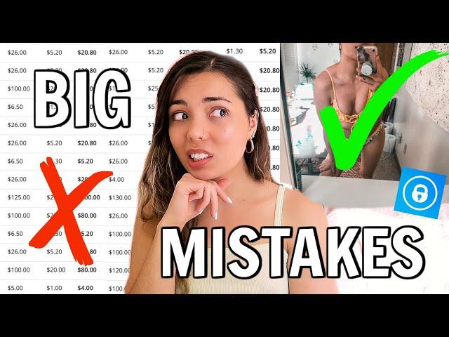 my BIGGEST MISTAKES when starting ONLYFANS: what I was doing WRONG (onlyfans tips/advice!)