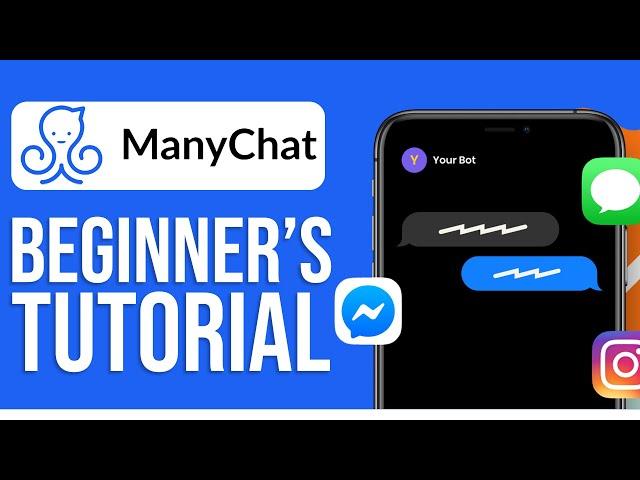 ManyChat For Beginners | Manychat Facebook Messenger Automation Tutorial 2024