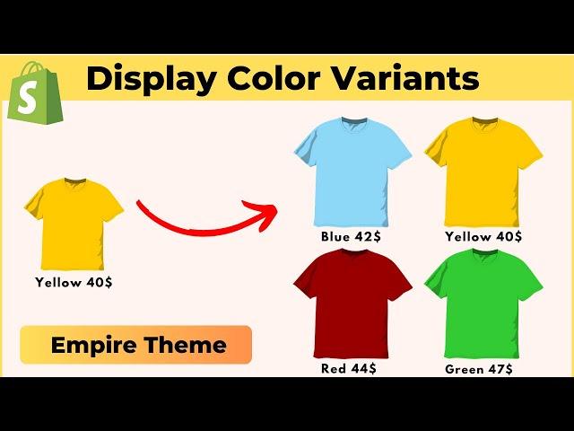 How To Show Variants As Separate Products On Shopify [EMPIRE THEME] | No App