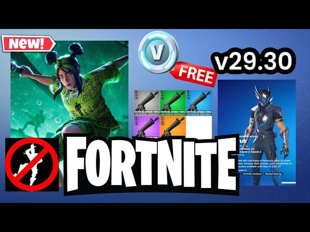 Fortnite V29.30 update FREE Vbucks!!!