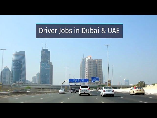 Driver Jobs in Dubai and across in UAE 2024 | Apply Online