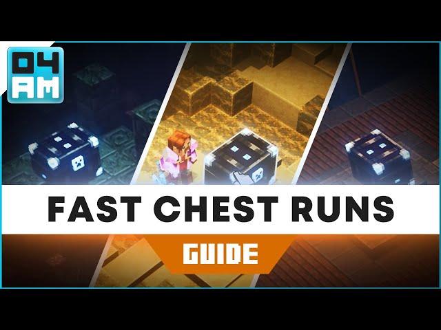 FAST 3 Obsidian Chest Locations Speed Run Guide (Unique Farm) in Minecraft Dungeons