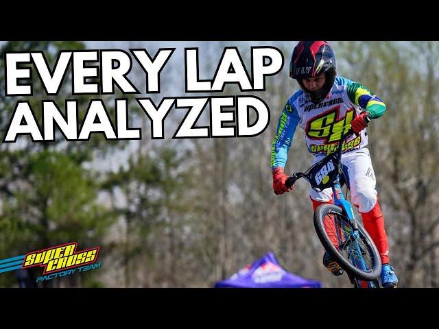Vicente's Every Lap Analyzed | Pro BMX Racing in Rock Hill