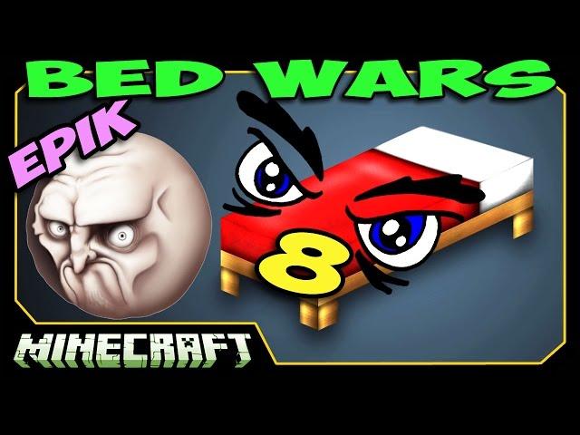 ч.08 Bed Wars Minecraft - Воздушный десант! (Эпик!)