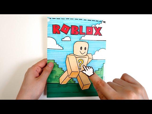 Paper diy | 로블록스 만들기 블라인드백 Roblox outfit blind bag tutorial | 종이놀이 asmr