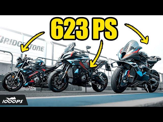 BMW M Motorräder im Vergleich - BMW M1000RR - M1000XR - M1000R