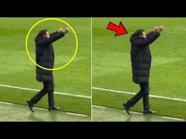 Diego Simeone REACTION to Julian Alvarez goal against Barcelona