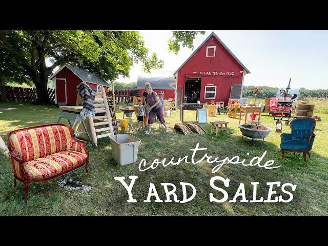 Yard Sailing in the Countryside (best place to find vintage!) Go Rummaging with Us + Style My Finds!