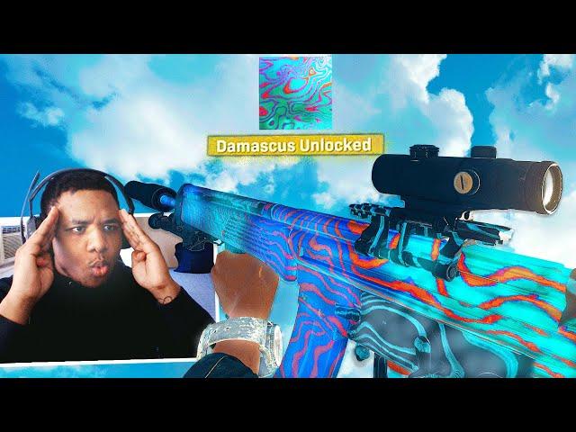 I UNLOCKED DAMASCUS CAMO on C58 in WARZONE..  (COLD WAR WARZONE)