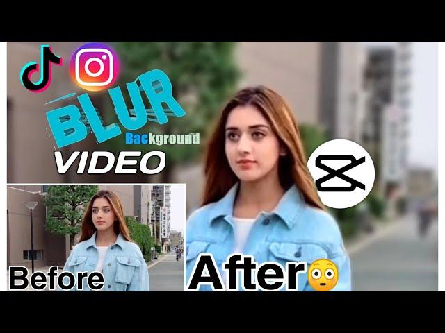 How To Blur Video Background  In Just 2 minuts #Capcut