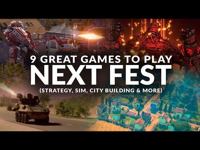 STEAM NEXT FEST 2023 | 9 Great Games to Try - February 2023 (Strategy, Management, City Building)