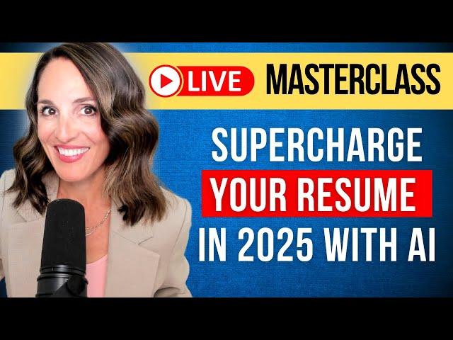  [LIVE] Supercharge Your Resume in 2025 with AI: RESUME TEMPLATE & MASTER PROMPTS INCLUDED!