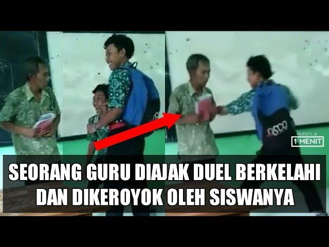 SEORANG GURU DIAJAK DUEL BERKELAHI DAN DIKEROYOK OLEH MURID-MURIDNYA | SMK NU 03 KALIWUNGU