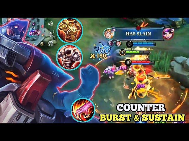 HYLOS HYPER JUNGLE!!! NEW BUILD TO COUNTER BURST AND SUSTAINED ENEMY HERO | HYLOS BEST BUILD 2024