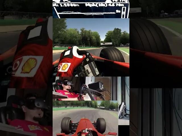 The best-ever Formula 1 car Ferrari F2004 w/ VR and realistic force feedback