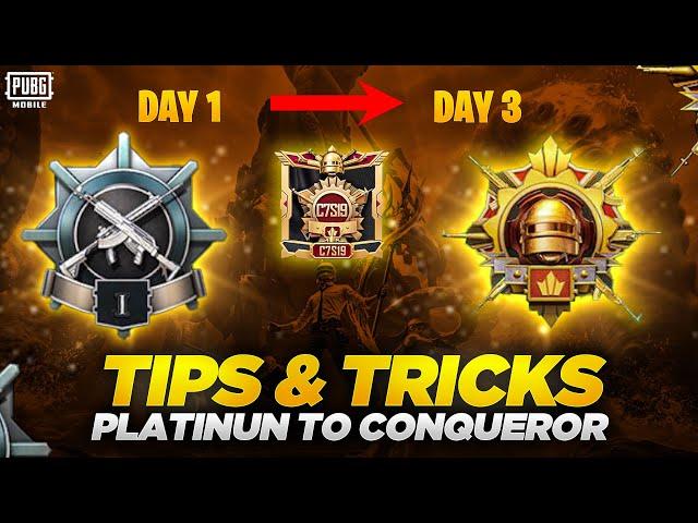 Platinum To Conquer Just in 3 Days | New Mode Ocean Odyssey Tips & Tricks | PUBGM