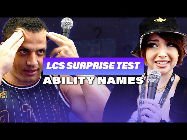 Do STREAMERS know LEAGUE ABILITIES? - Surprise Test