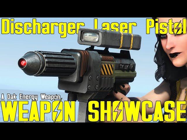 Fallout 4: Discharger Laser Pistol - A Dak Energy Weapon - Weapon Mod Showcase