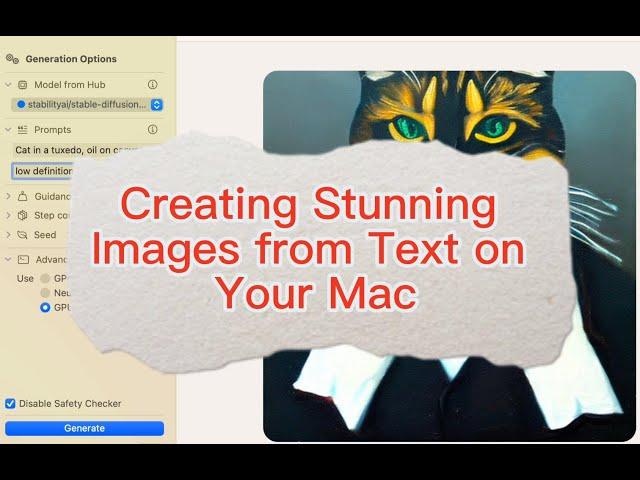 Creating Stunning Images from Text on Your Mac: A Guide to Using Diffusers App