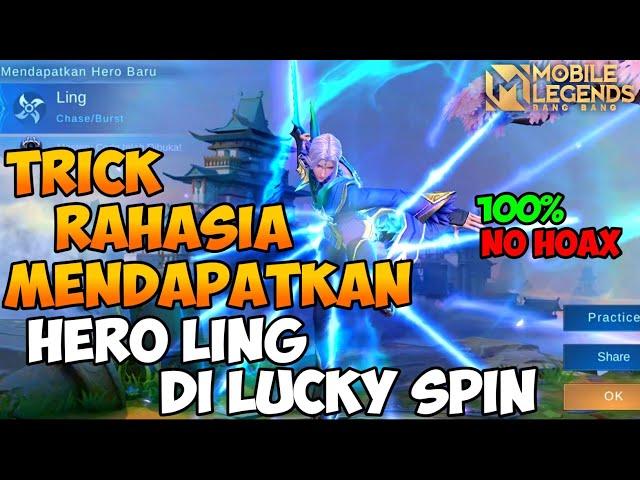 TUTORIAL CARA MENDAPATKAN HERO LING DI LUCKY SPIN 2021 - MOBILE LEGENDS