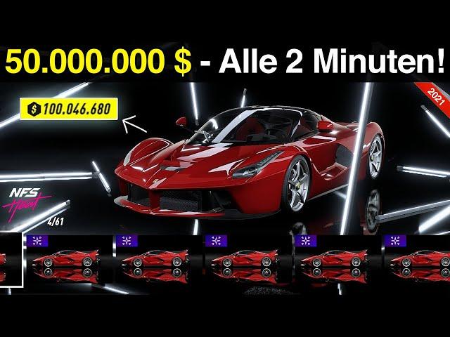 Der BESTE NFS Heat MONEY GLITCH 2021 !!! - 50.000.000 $ - ALLE 2 Minuten!