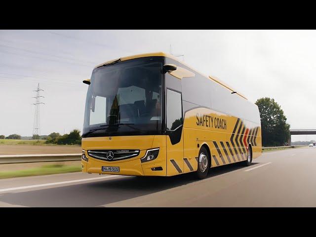 New 2025 Mercedes Tourismo coach - Safety Tests and Test Drive