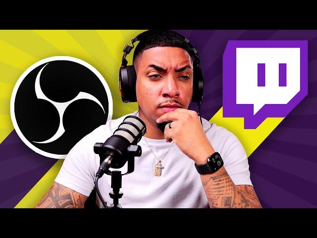 How to Stream to Twitch using OBS Studio (BEST SETTINGS)