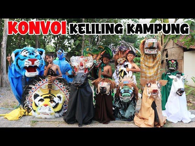 SANDI KONVOI BARONGAN KELILING KAMPUNG  #part1 Nadin And Frien