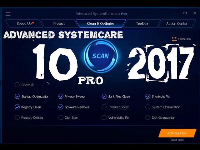 HOW TO activate advanced systemcare 10 Pro 2017 Key