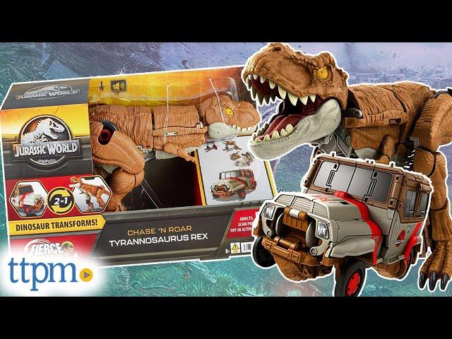 Jurassic World Fierce Changers Chase 'N Roar Tyrannosaurus Rex