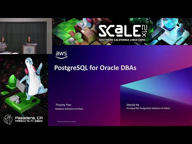 PostgreSQL for Oracle DBA's