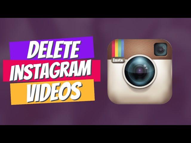 How to DELETE Saved VIDEO On Instagram 