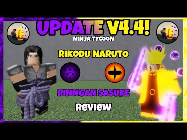 ninja tycoon RikuRinn mode review Rikodu Naruto Rinnegan Sasuke update v4.4#roblox 