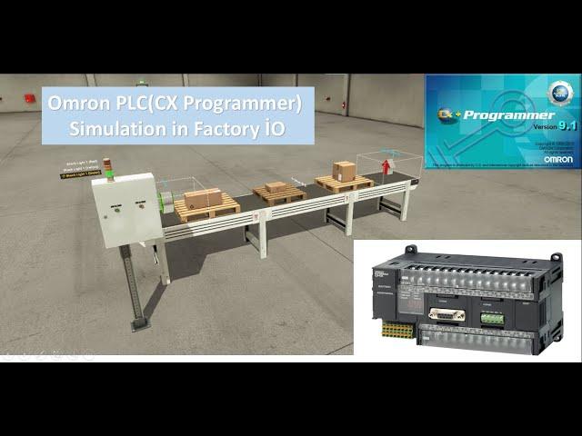 Omron PLC(CX Programmer) Simulation in Factory İO with CX OPC Server