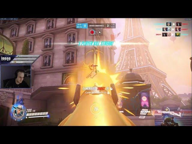 Overwatch IDDQD Playing Ashe Like Human Aimbot