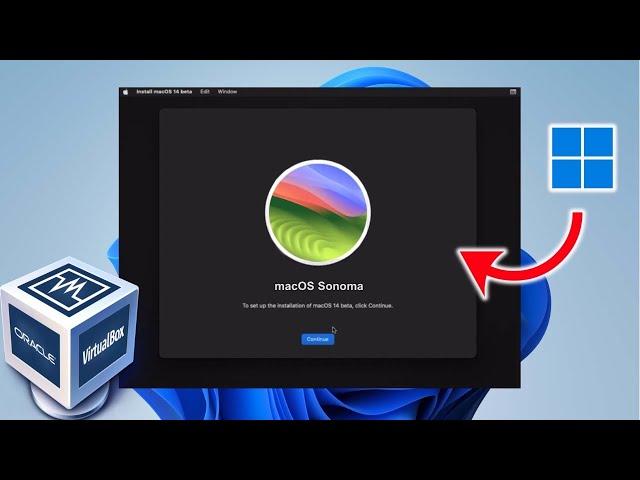 How to install macOS 14 Sonoma On VirtualBox Windows PC