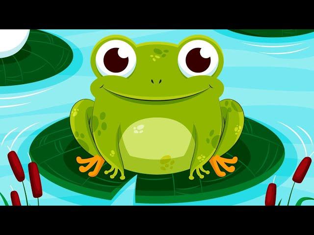 Five Little Speckled Frogs | Kids Songs | Super Simple Songs