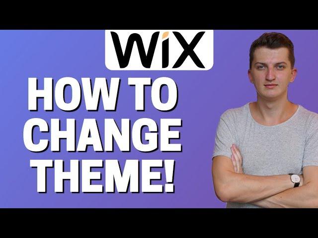 How To Change Theme/Template Of Site In Wix