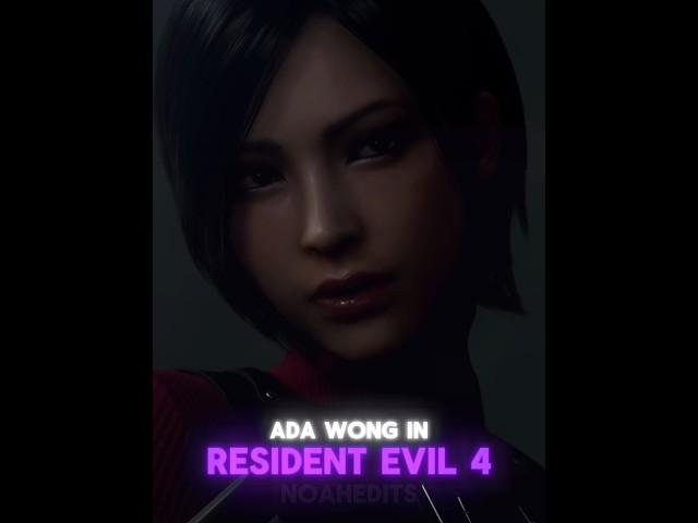 Ada Wong on re 2 to re 4 - lost soul #residentevil #adawong